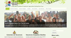 Desktop Screenshot of naturepourtous.fr