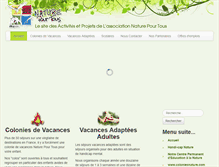 Tablet Screenshot of naturepourtous.fr